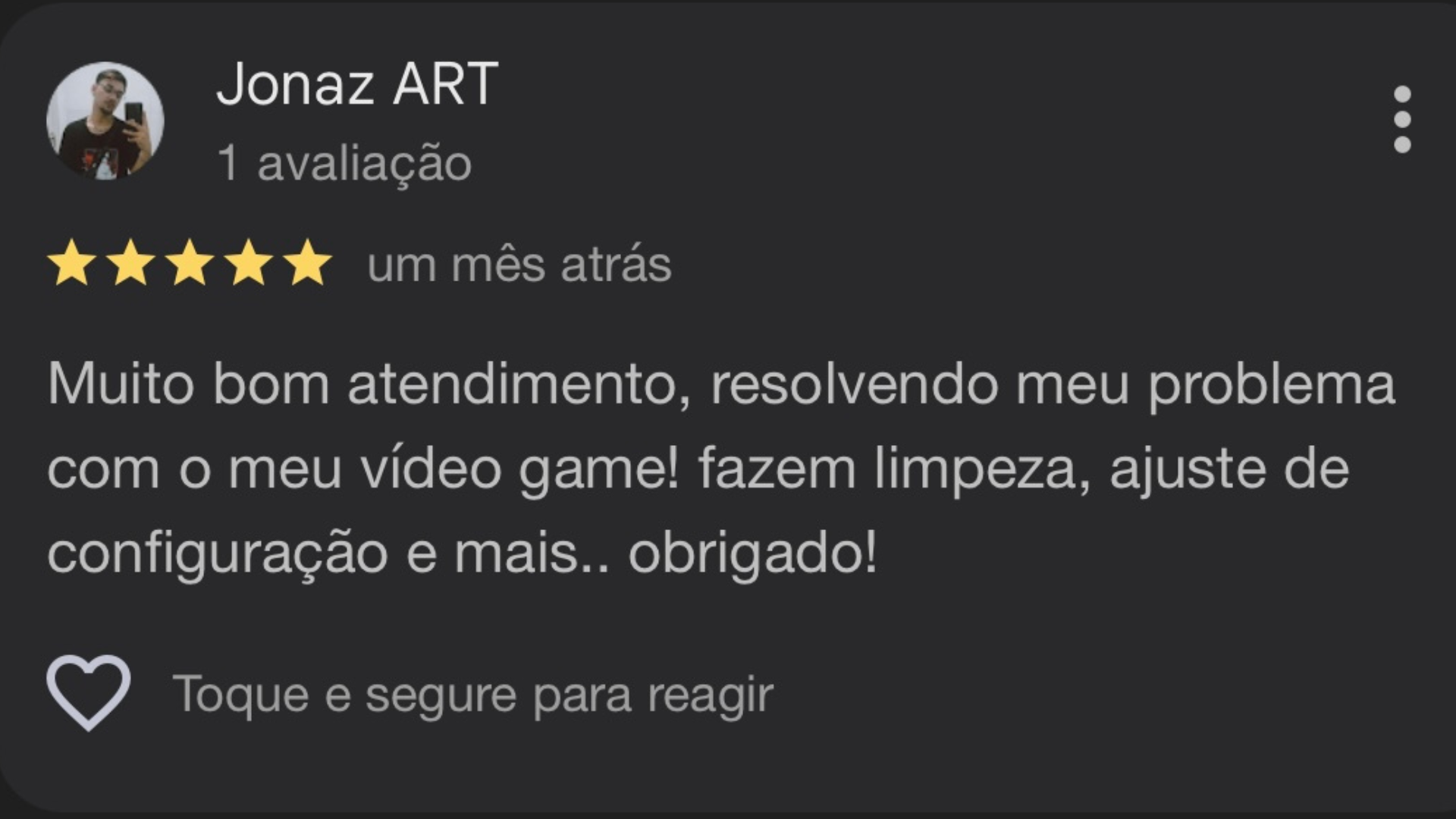 depoimentos google